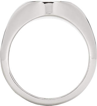 Marc Jacobs Silver Double J Signet Ring