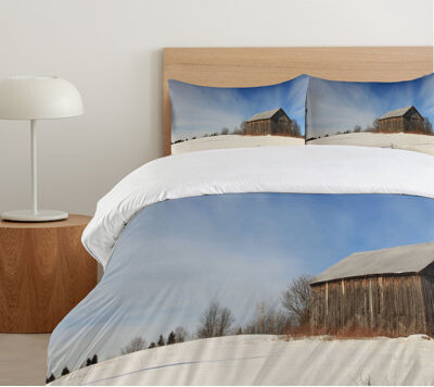 Ambesonne Microfiber Duvet Cover Set