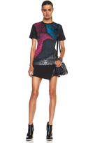 Thumbnail for your product : Christopher Kane Snakeskin Layered Cotton Tee in Multi