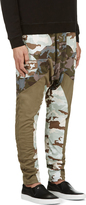 Thumbnail for your product : Givenchy Green & Brown Camo Sarouels