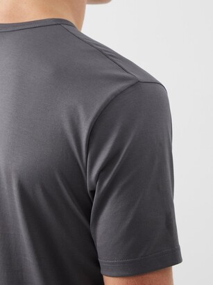 Sunspel Pima Cotton-jersey T-shirt - Dark Grey