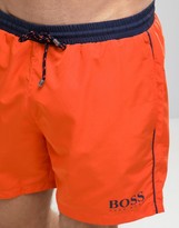 Thumbnail for your product : HUGO BOSS By Star Fish Swim Short In Orange