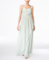 Thumbnail for your product : Adrianna Papell Spaghetti-Strap Lace Gown