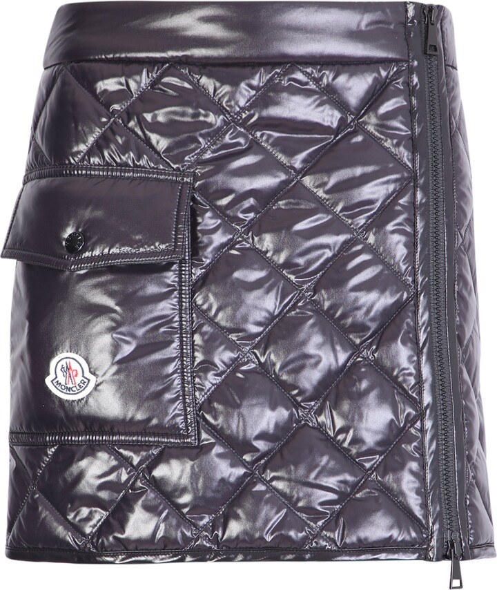 Moncler Padded Skirt By Iconic Diamond Quilted Padding, Characteristic