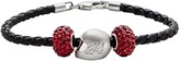 Thumbnail for your product : Insignia Collection NASCAR Jeff Gordon Leather Bracelet & Sterling Silver Helmet Bead Set