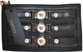 Thumbnail for your product : Versace Icon Perforated Leather Clutch Bag