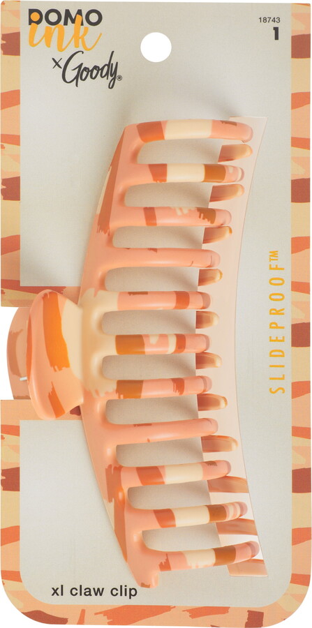 Goody Tru X Domo Ink Collab Slideproof?? Xl Claw Clip 1 Count