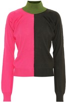 Thumbnail for your product : Marni Colorblock turtleneck wool sweater