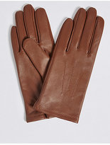 Thumbnail for your product : M&S Collection Leather Stitch Detail Gloves