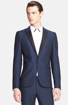 Thumbnail for your product : The Kooples Trim Fit Single Button Tuxedo Jacket