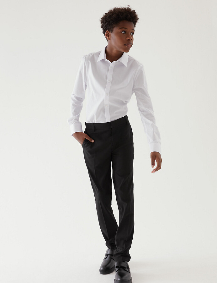 skinny fit school pants