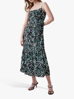 Thumbnail for your product : Great Plains Meadow Tiered Midi Dress, Fresh Green/Multi
