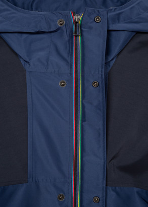 Paul Smith Men's Navy Recycled-Polyester Waterproof Jacket