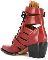 Thumbnail for your product : Chloé cut out buckle boots