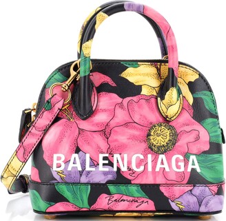 Balenciaga Ville XXS Textured-Leather Bag - ShopStyle