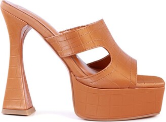 Straight Platform Heel Shoe | ShopStyle