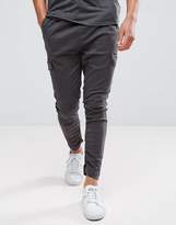 Thumbnail for your product : Brave Soul Gathered Cargo Pants