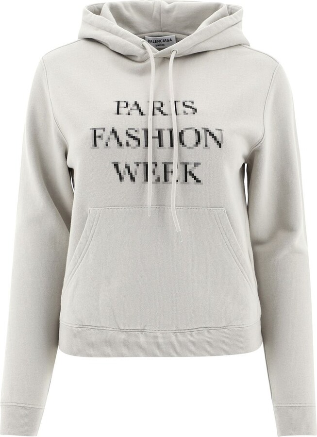 Balenciaga Paris Fashion Week Printed Hoodie -