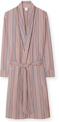 Paul Smith Men's Multi-Stripe Cotton Robe, Boxed - ShopStyle