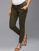 Thumbnail for your product : A Pea in the Pod Under Belly Sateen Jogger Maternity Jogger Pant