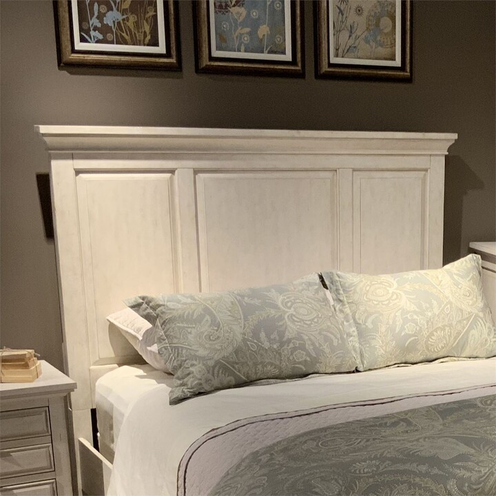 Liberty Furniture High Country Antique, Antique White King Headboard