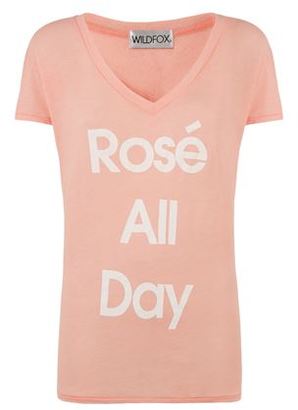 Wildfox Couture Rosé All Day T-Shirt