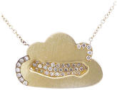 Thumbnail for your product : Andrea Fohrman Diamond Cloud Necklace - Yellow Gold