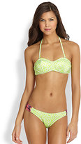 Thumbnail for your product : Giejo Neon Floral Underwire Bikini Top