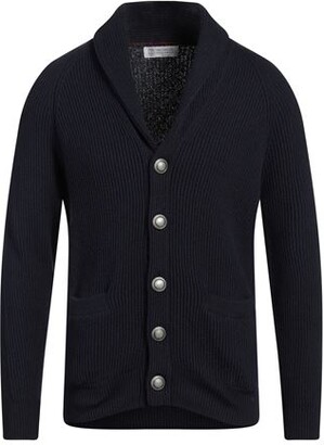 ARTE Antwerp Keler Stripe Cardigan Cardigan Navy Blue
