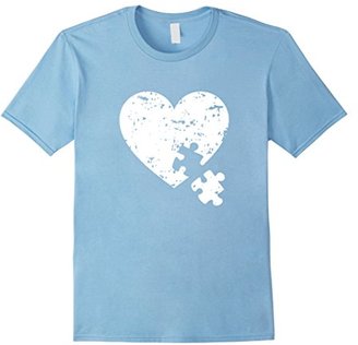 Unique Autism Awareness Heart Puzzle Shirt Autism T-Shirt