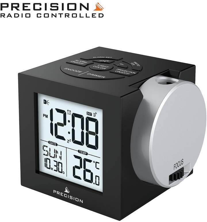 Precision Radio Controlled Projection Digital Alarm Clock ShopStyle Home