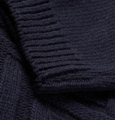 Thumbnail for your product : Oliver Spencer Stitched Wool-Blend Cardigan