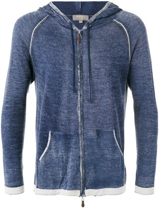 N.Peal printed long sleeve hoodie - men - Silk/Cashmere - S