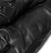 Thumbnail for your product : Moncler Grenoble Shell, Leather and Jersey Down Ski Gloves