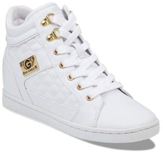 g by guess office quilted sneaker