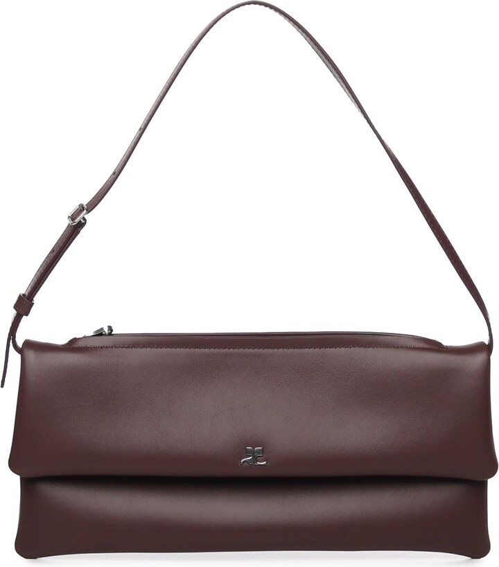 Courr�ges Leather Cuff Clutch