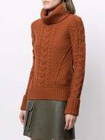 Thumbnail for your product : Veronica Beard Sereia cable knit jumper