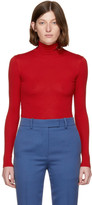Calvin Klein 205W39NYC - Col roulé en jersey rouge 205