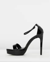 Thumbnail for your product : Missguided Simple Strap High Platform Sandals