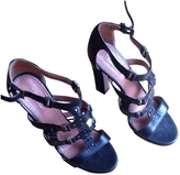 Thumbnail for your product : Azzedine Alaia 7504 ALAÏA Black Leather Sandals