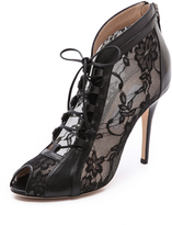 Thumbnail for your product : Monique Lhuillier Lace Up Booties