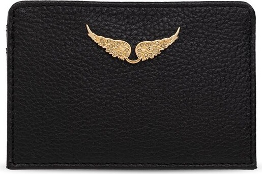 【関税込み】Zv Pass Monogrammed Card Case - Zadig & Voltaire ZV Pass Card Holder card holder gold women | Zadig&Voltaire