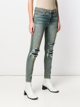 Amiri Ripped Detailed Jeans