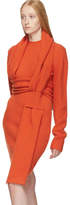 Thumbnail for your product : Bottega Veneta Orange Look 5 Wool Sweater Dress