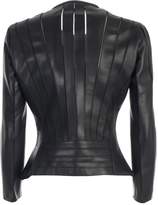 Thumbnail for your product : Versace Jacket Leather W/tulle Inserts