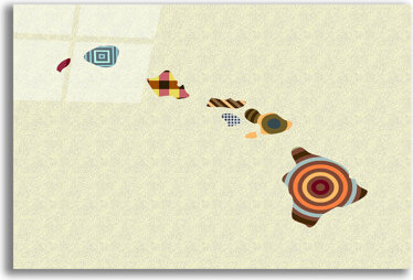 Epic Art 'Hawaii State Map' By Lanre Adefioye Acr \