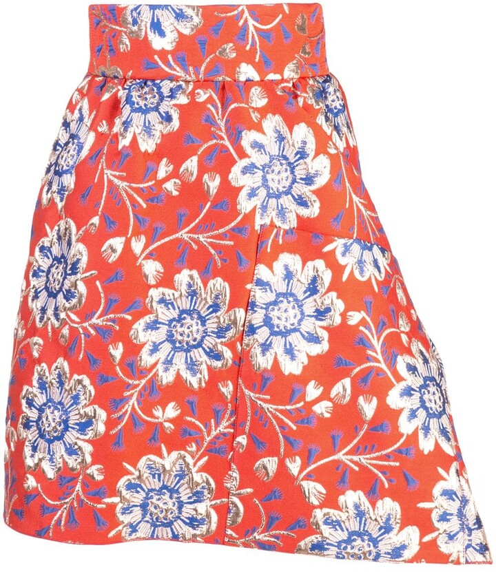 Floral Jacquard Skirt | Shop the world's largest collection of 