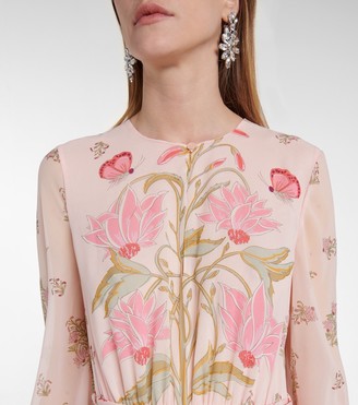 Giambattista Valli Floral silk crepe gown