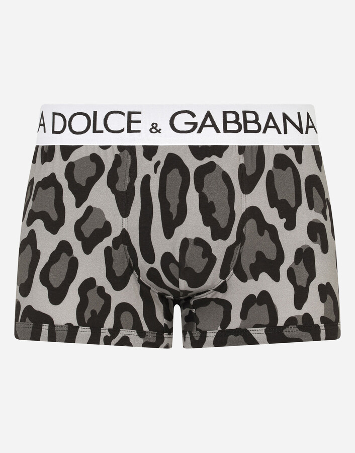 Dolce & Gabbana Leopard-Print Two-Way Stretch Cotton Boxers - ShopStyle