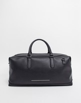 mens faux leather holdall